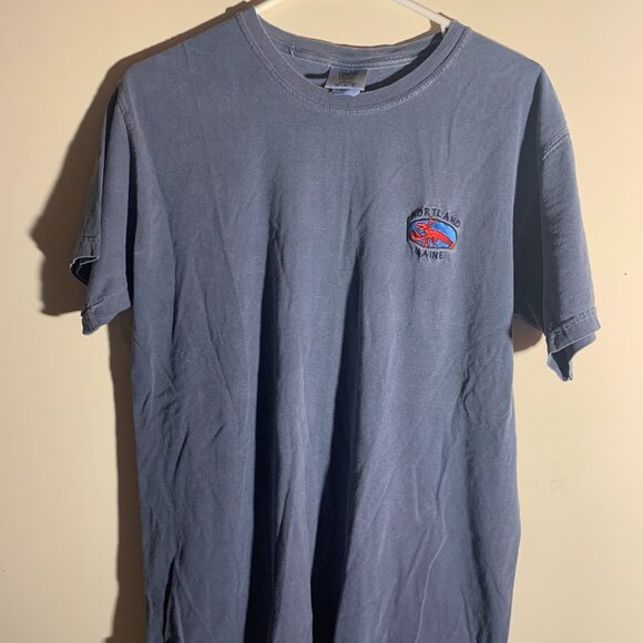 Comfort colors Portland Maine blue t-shirt size medium - Picture 1 of 3
